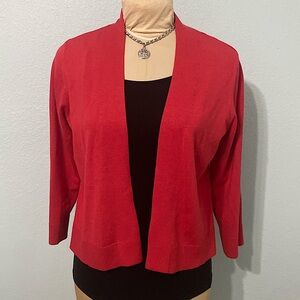Allison Daley NWOT open front cardigan sweater size L